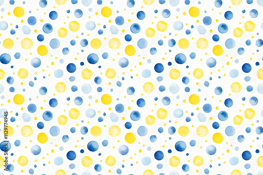 watercolor blue and yellow polka dots pattern wallpaper watercolor blue and yellow polka dots pattern wallpaper