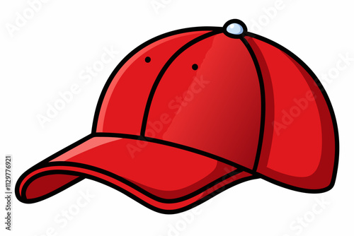 wonderful playing Cap isolated on white background vector illustration