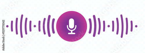 Voice message bubble, audio chat or messenger interface, vector UI UX. Voice message bubbles, chat audio record play records for mobile phone