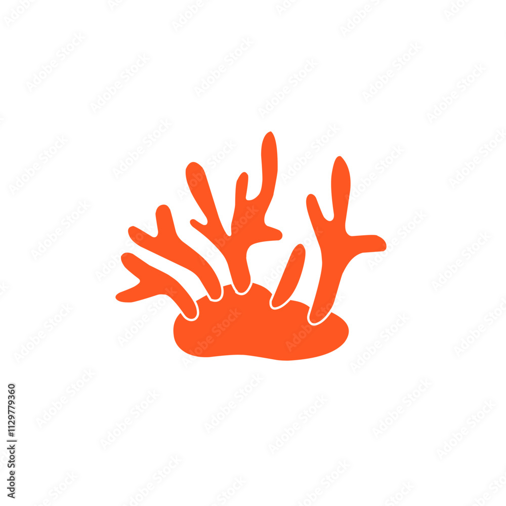 Obraz premium red coral reef