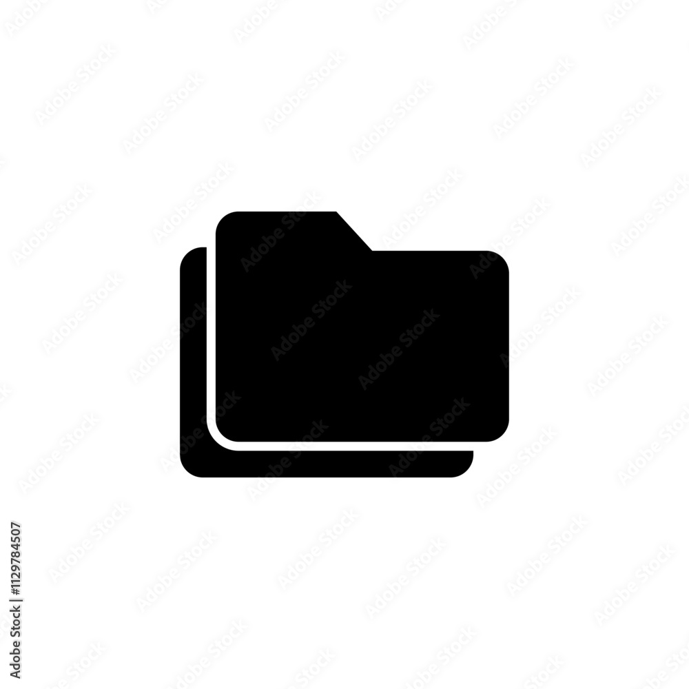 Folder icon logo design. folder sign and symbol Folder icon logo design. folder sign and symbol
