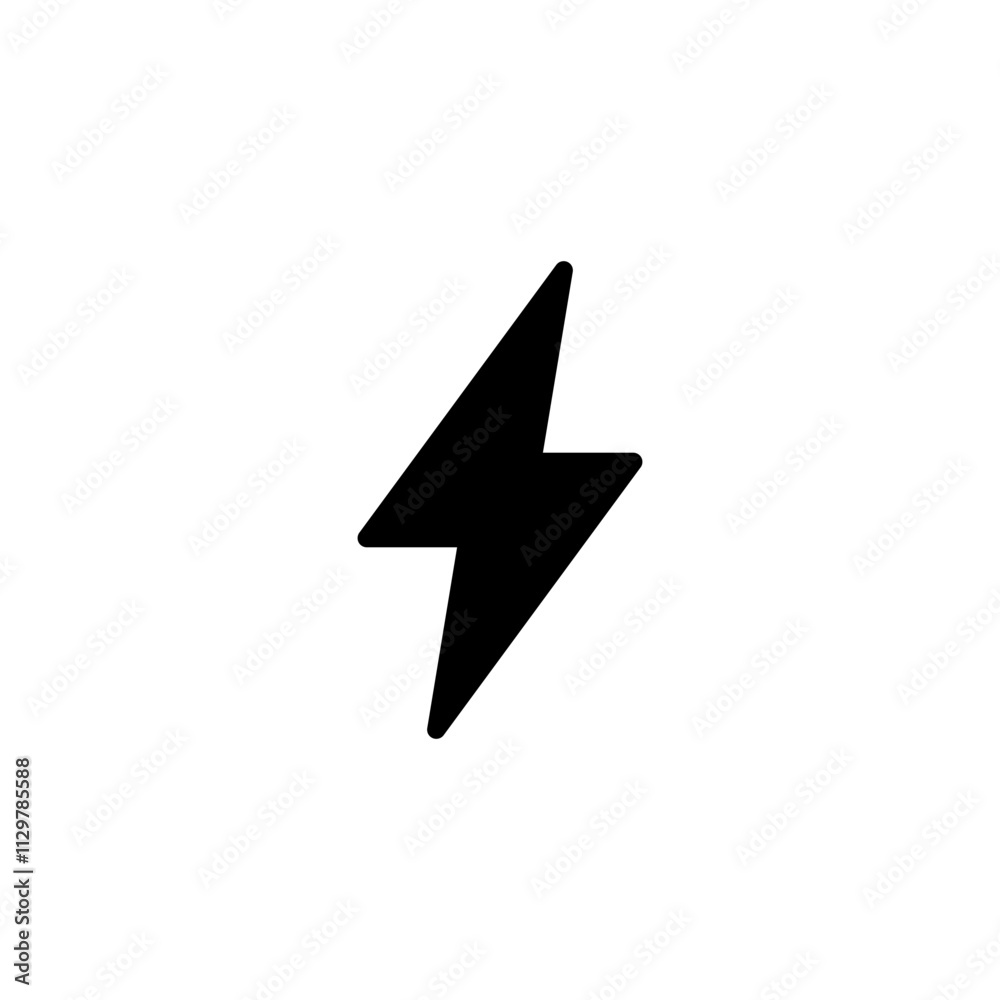 Lightning icon logo design. electric sign and symbol. power icon. energy sign Lightning icon logo design. electric sign and symbol. power icon. energy sign