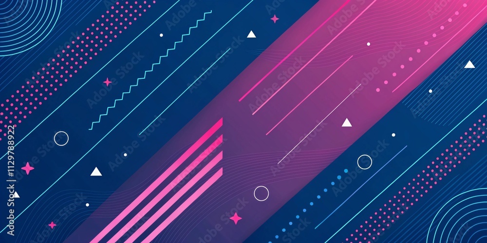 Colorful abstract background with different geometric patterns Colorful abstract background with different geometric patterns