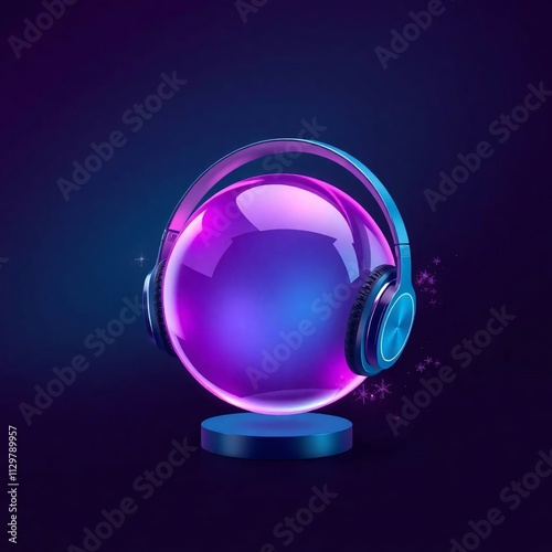 headphone and object photo