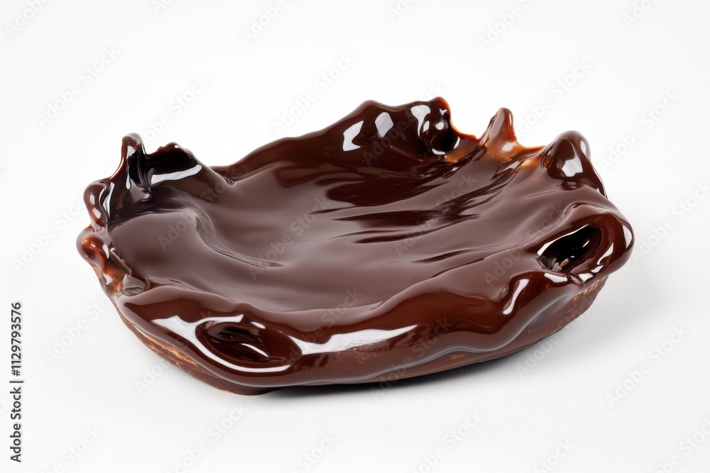 A Stunning Abstract Image of Melted Dark Chocolate, Rich Brown Hues, Smooth Texture, and Luxurious Appearance A Stunning Abstract Image of Melted Dark Chocolate, Rich Brown Hues, Smooth Texture, and Luxurious Appearance