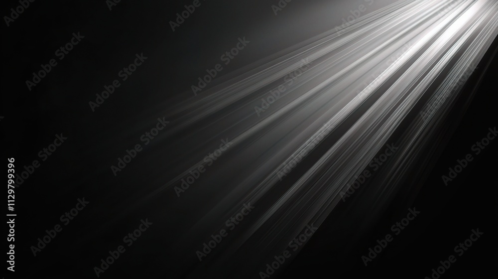Abstract Gradient Light Rays Cutting Through Dark Background Abstract Gradient Light Rays Cutting Through Dark Background