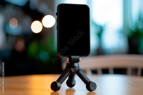 Professional videos recorded by an influencer using an innovative 4K smartphone. photo