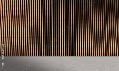 Фотография lath wooden background texture cement road pattern wallpaper mock up empty blank
