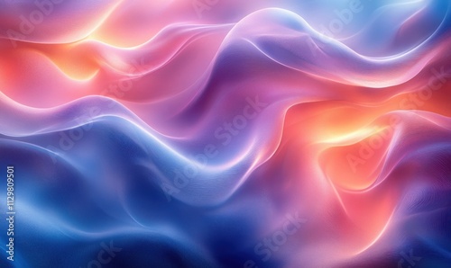 Wallpaper Mural Futuristic Abstract Design with Spiraling Blue and Purple Shapes Torontodigital.ca