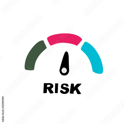 Risk Vector illustration icon