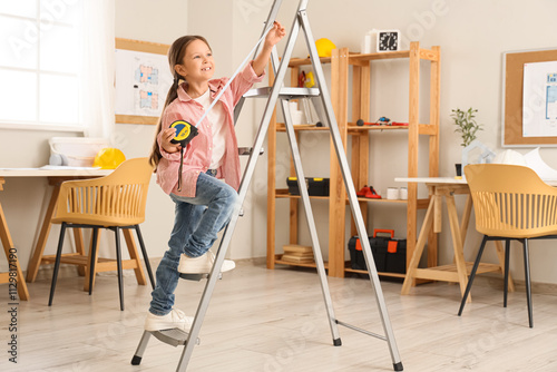 Cute little architect with ...