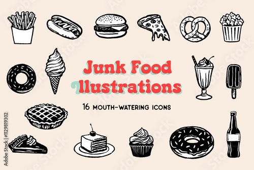 Junk Food Illustrations