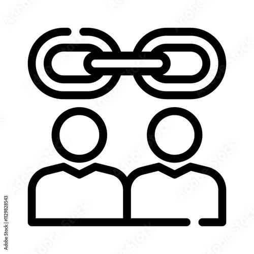 dependency line icon