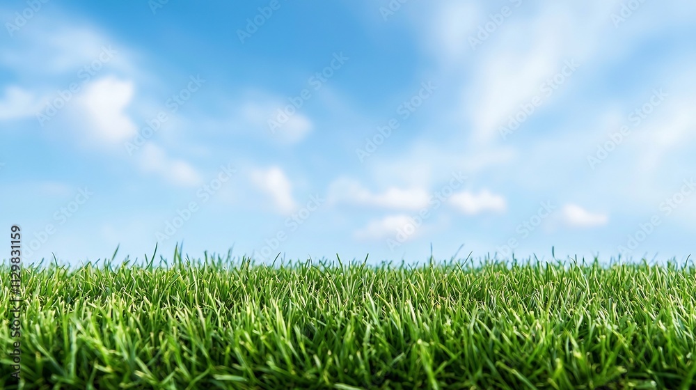 Blurred Grass and Sky with Dreamy Bokeh Effect in Wide Scenic Photography Blurred Grass and Sky with Dreamy Bokeh Effect in Wide Scenic Photography