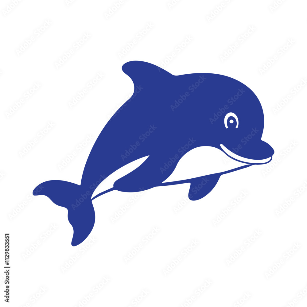 Naklejka premium illustration of Dolphin fish isolated on a white background