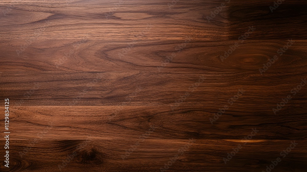 Fototapeta premium Dark brown wood grain texture background.