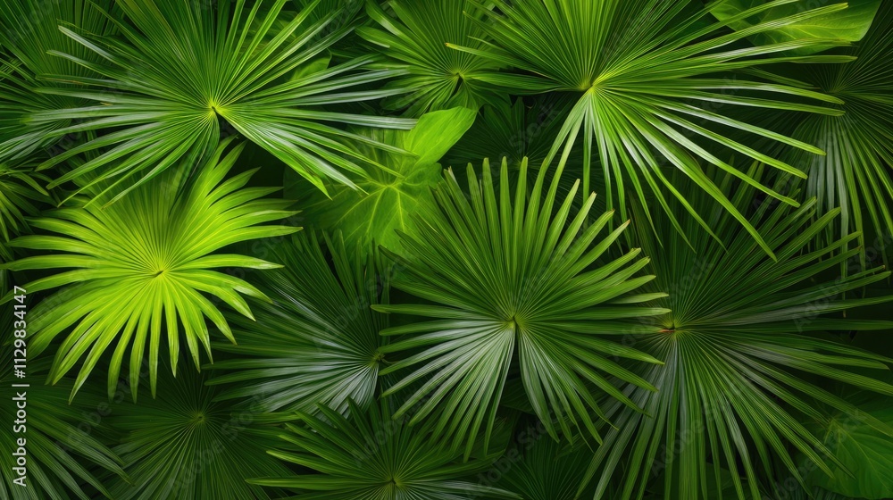 Obraz premium Palm leaves background