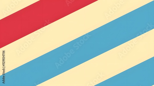 Free Download Diagonal stripes in red, blue, and cream. - GFXLoad