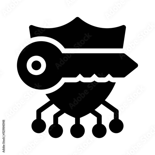 encryption glyph icon
