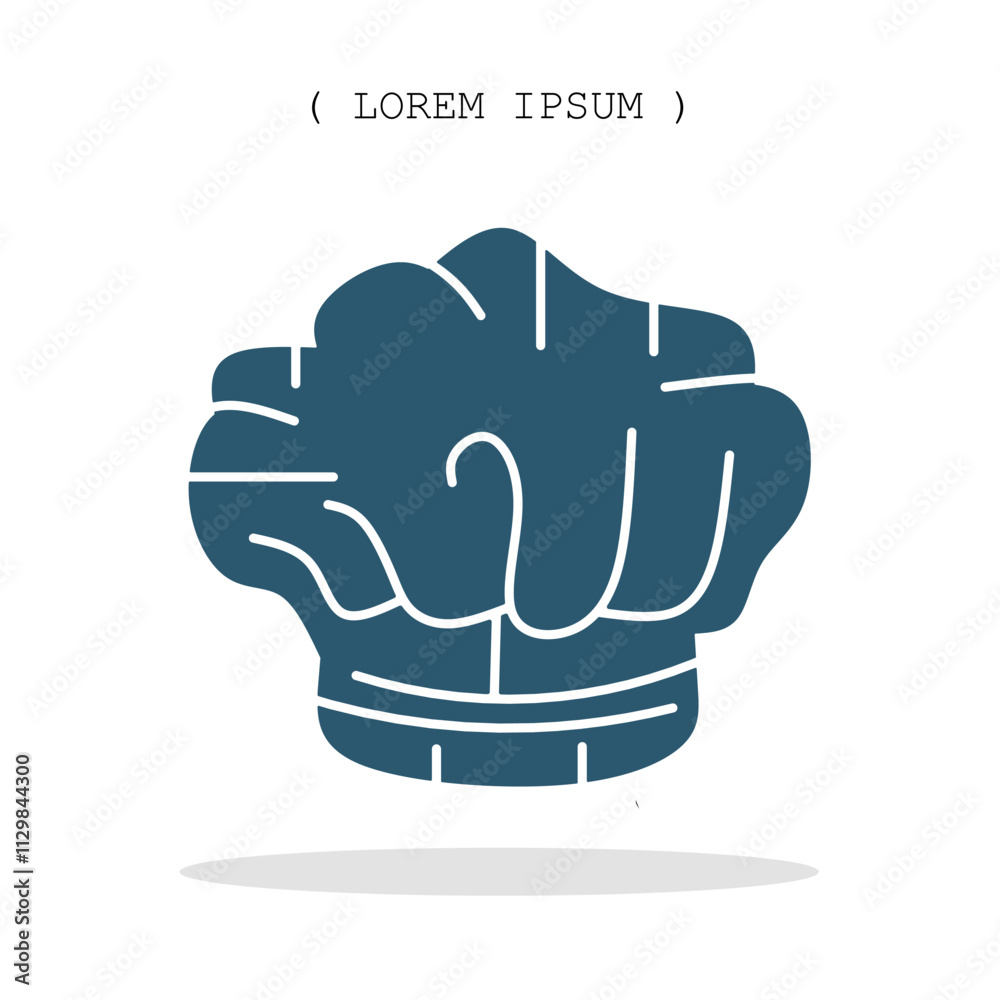 Vector symbol. Chef hat icon illustration. Stock vector symbol illustration design.