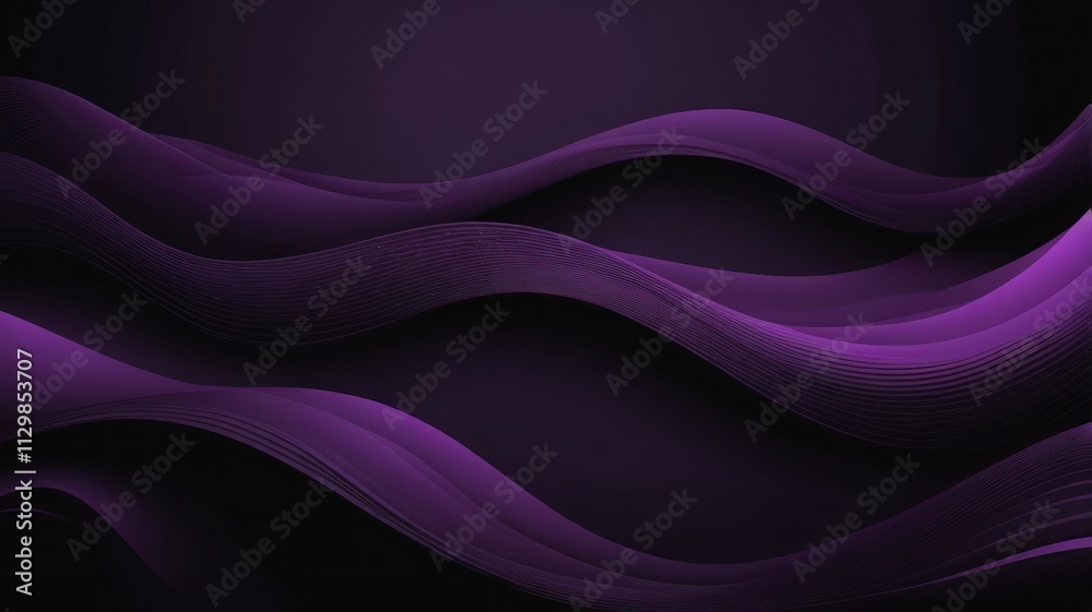 Obraz premium Background dark puprle and black in abstract vector