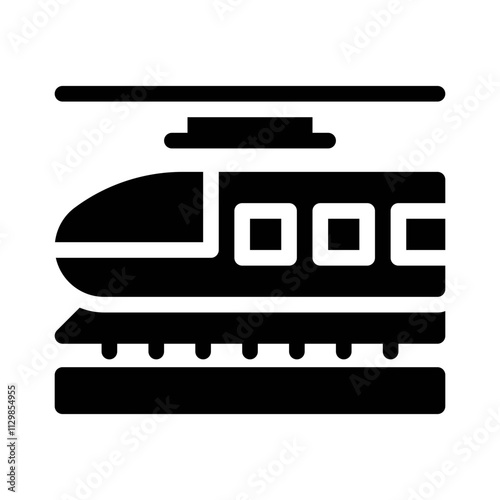 subway glyph icon