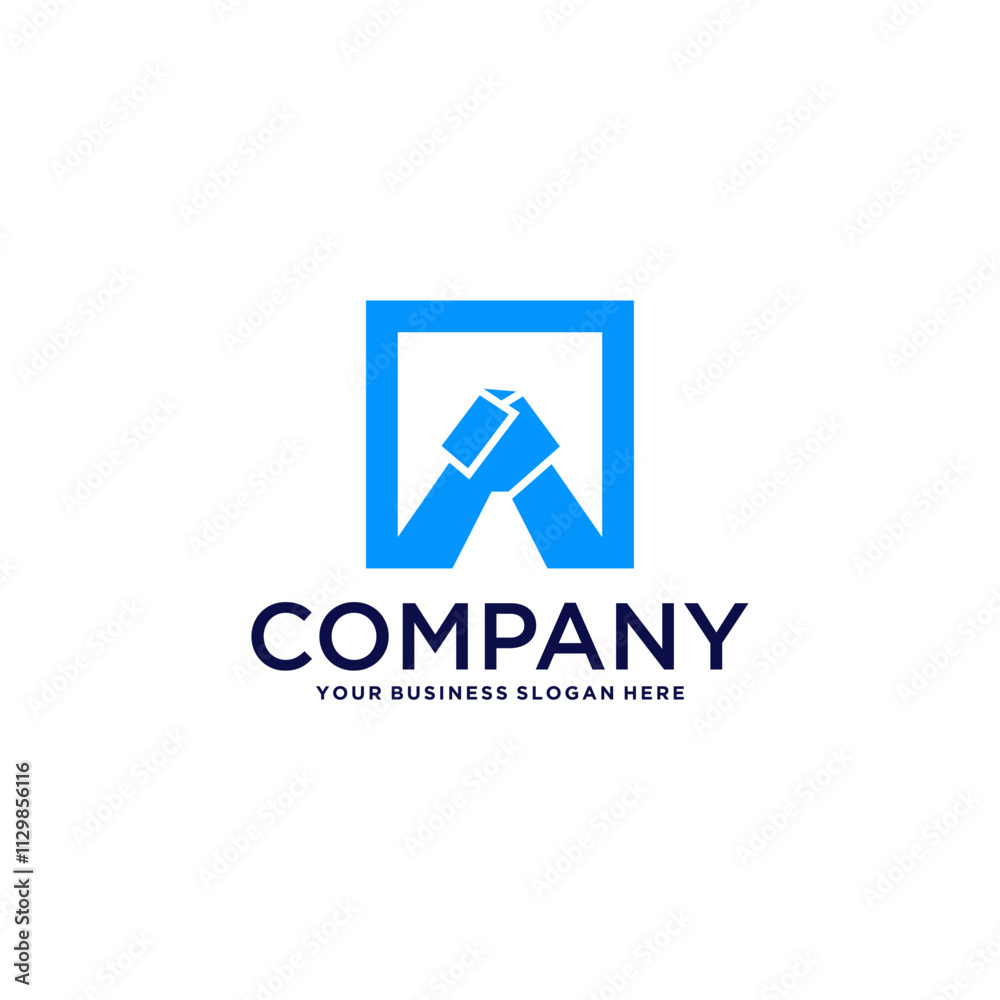 deal logo design with hand deal logo design with hand
