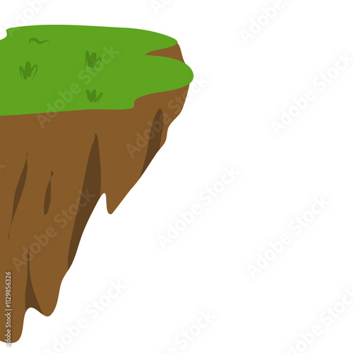 Ravine cliff vector