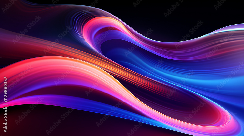 Obraz premium Dynamic Colorful Abstract Design