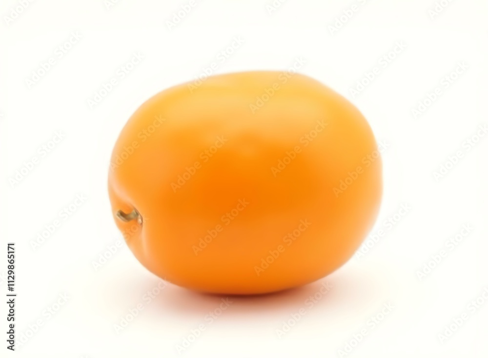 Isolated Orange Fruit on White Background Isolated Orange Fruit on White Background