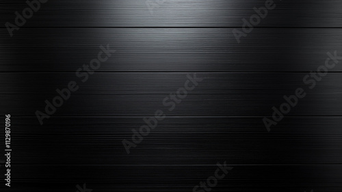 Black wooden planks creating a dark and dramatic background with light beam