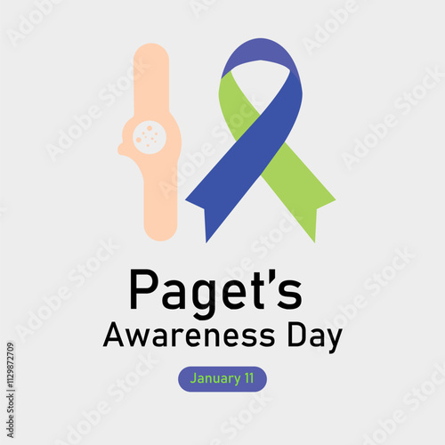 vector graphic of Paget’s Awareness Day good for national Paget’s Awareness Day celebration. flat design. flyer design.flat illustration.