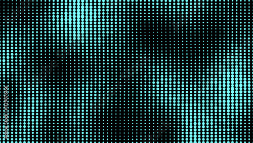 Abstract blue halftone fade dots motion background. Abstract colorful polka dot pattern black background