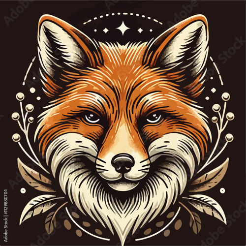 red fox face