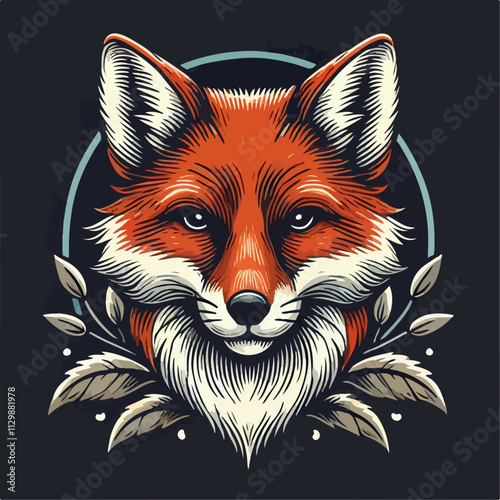 red fox illustration