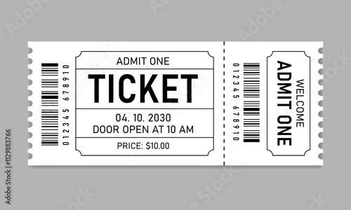 Admit One Ticket