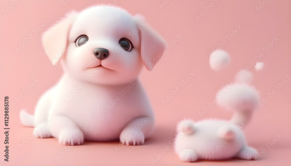 a dog laying on a couch with its tongue sticking out.