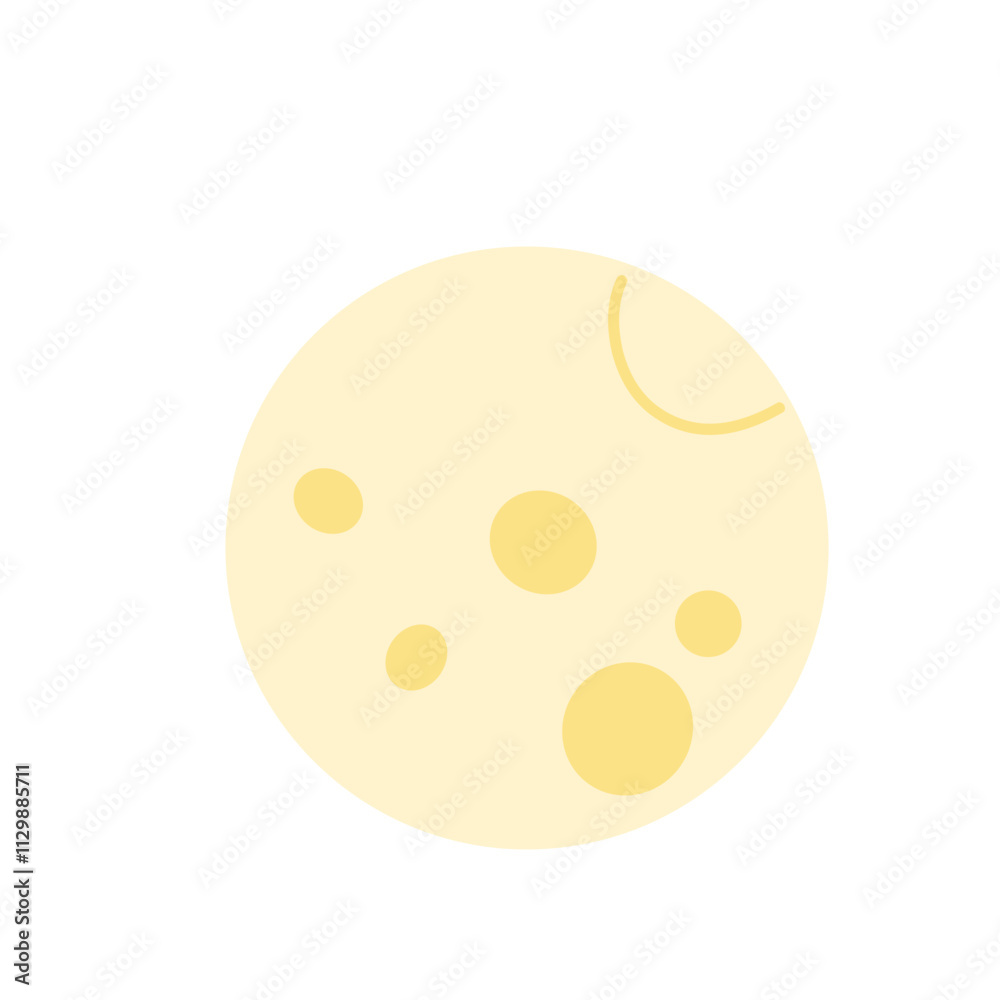 Fototapeta premium Cartoon solar system planet Illustration