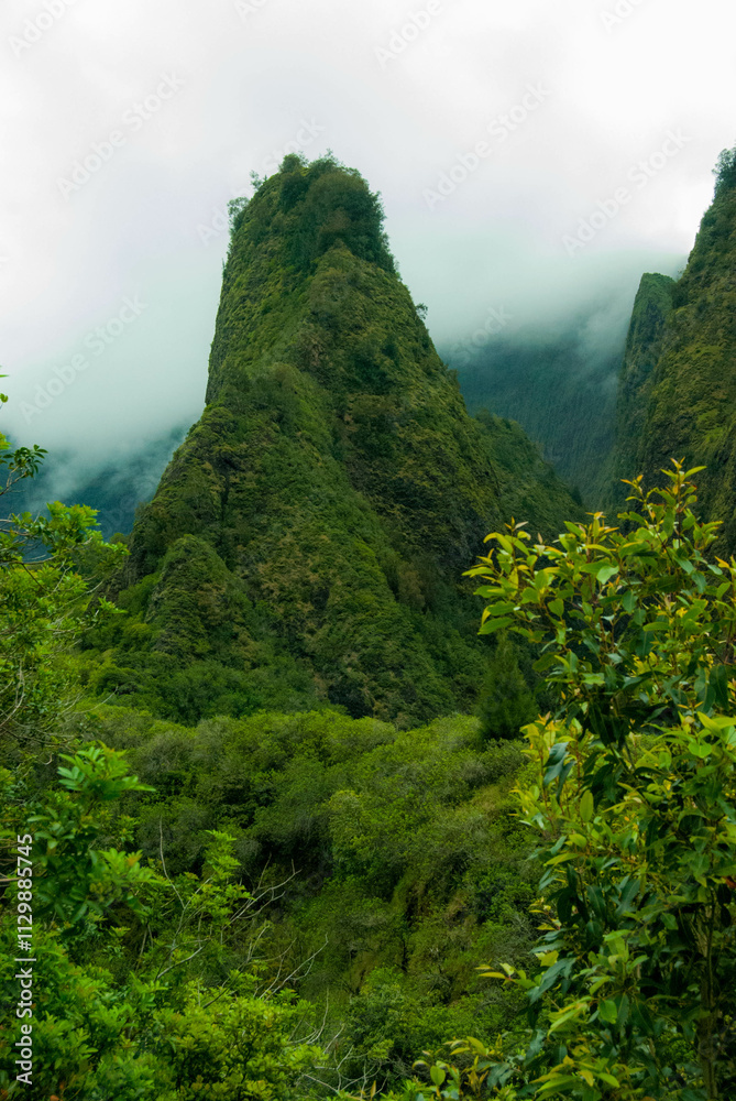 Iao Needle in Iao Valley State Park, Maui, Hawaii