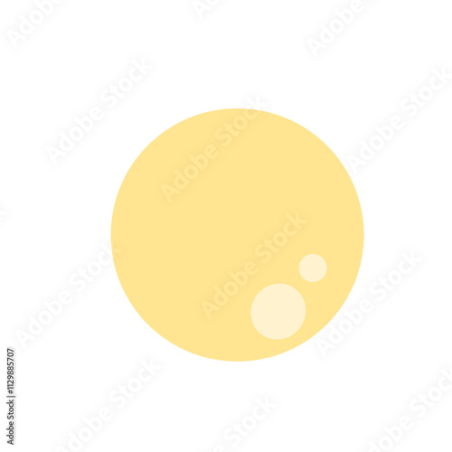 Cartoon solar system planet Illustration