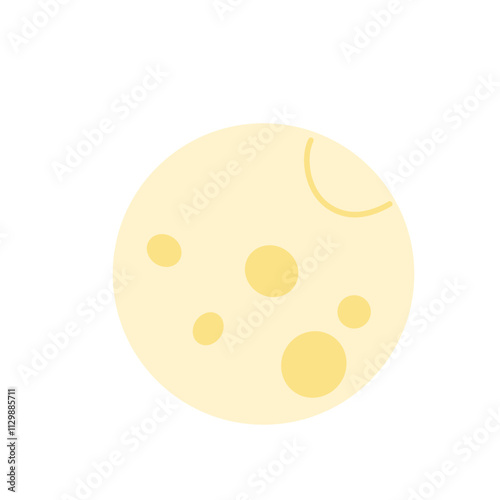 Cartoon solar system planet Illustration