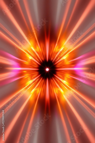 Vibrant of light rays of radial from a central point and burst explosion background. 13 