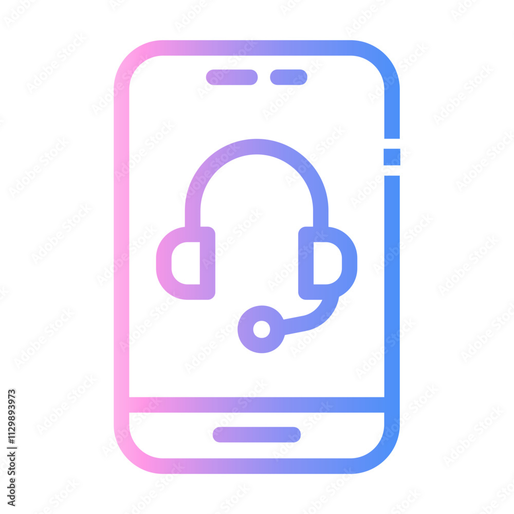 help care Line Gradient Icon help care Line Gradient Icon