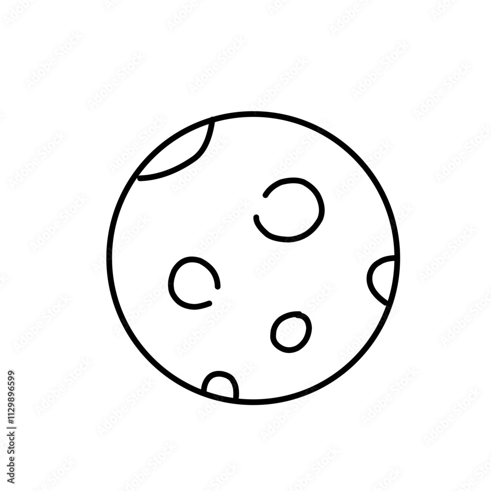Planet line icon Planet line icon