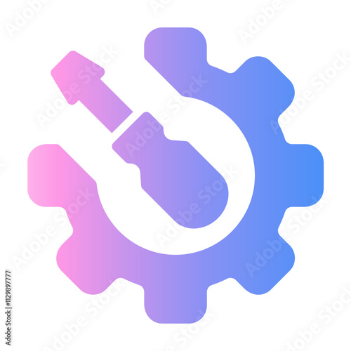settings support Gradient icon