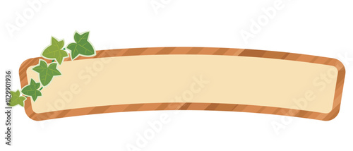 木製看板のイラスト