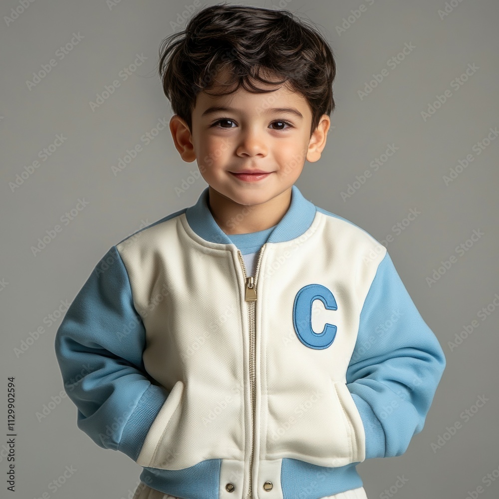 cute latino boy, 10 year old, he has fair skin and black hair. he is wearing Cute baby set, baseball-style cute latino boy, 10 year old, he has fair skin and black hair. he is wearing Cute baby set, baseball-style