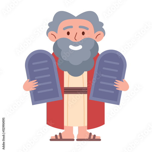 moses with ten commandments