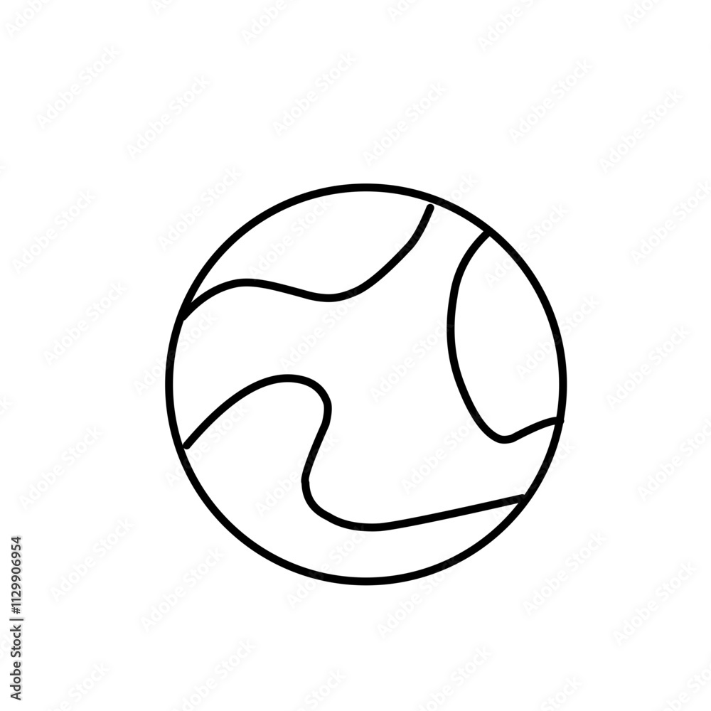 Obraz premium Astronomy line icon