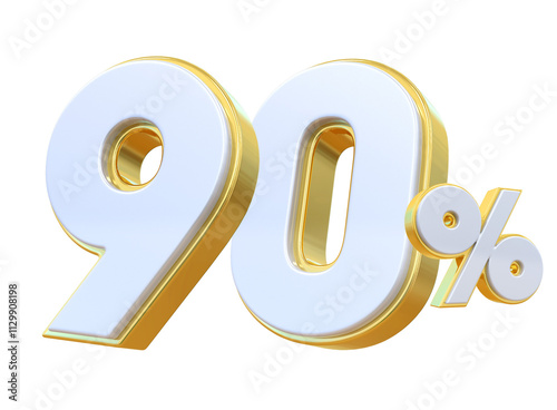 90 Percent Discount Gold Number